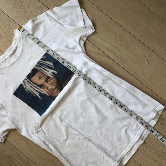 XXXTantacion Portrait T-Shirt in White Size S - Picture 5 of 10